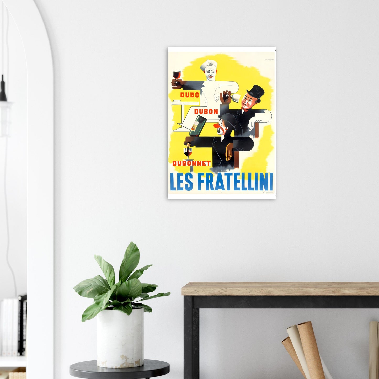 Les Fratellini Vintage poster reprint on Premium Matte Paper - Posterify