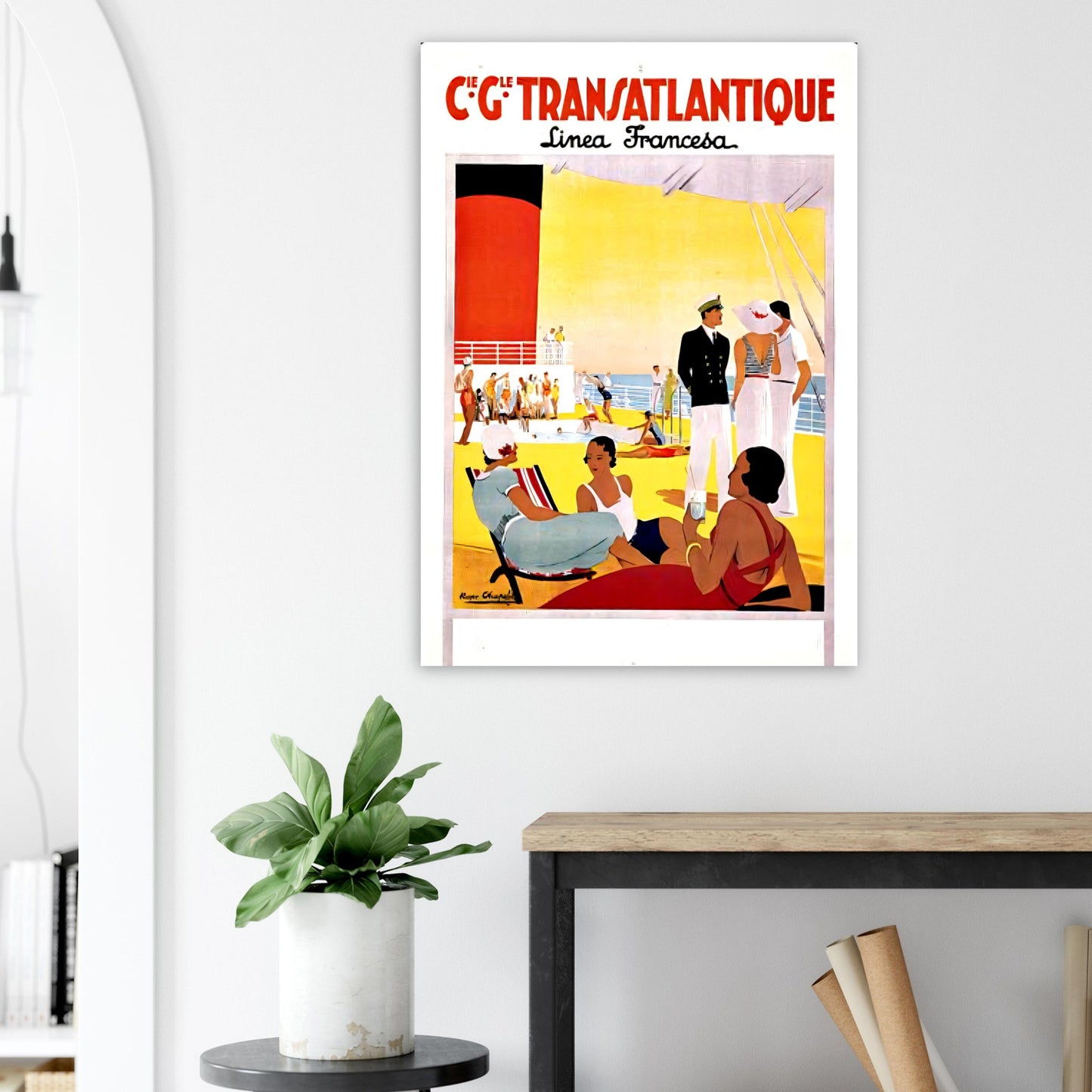 Linea Fransesca Vintage poster reprint on Premium Matte Paper - Posterify