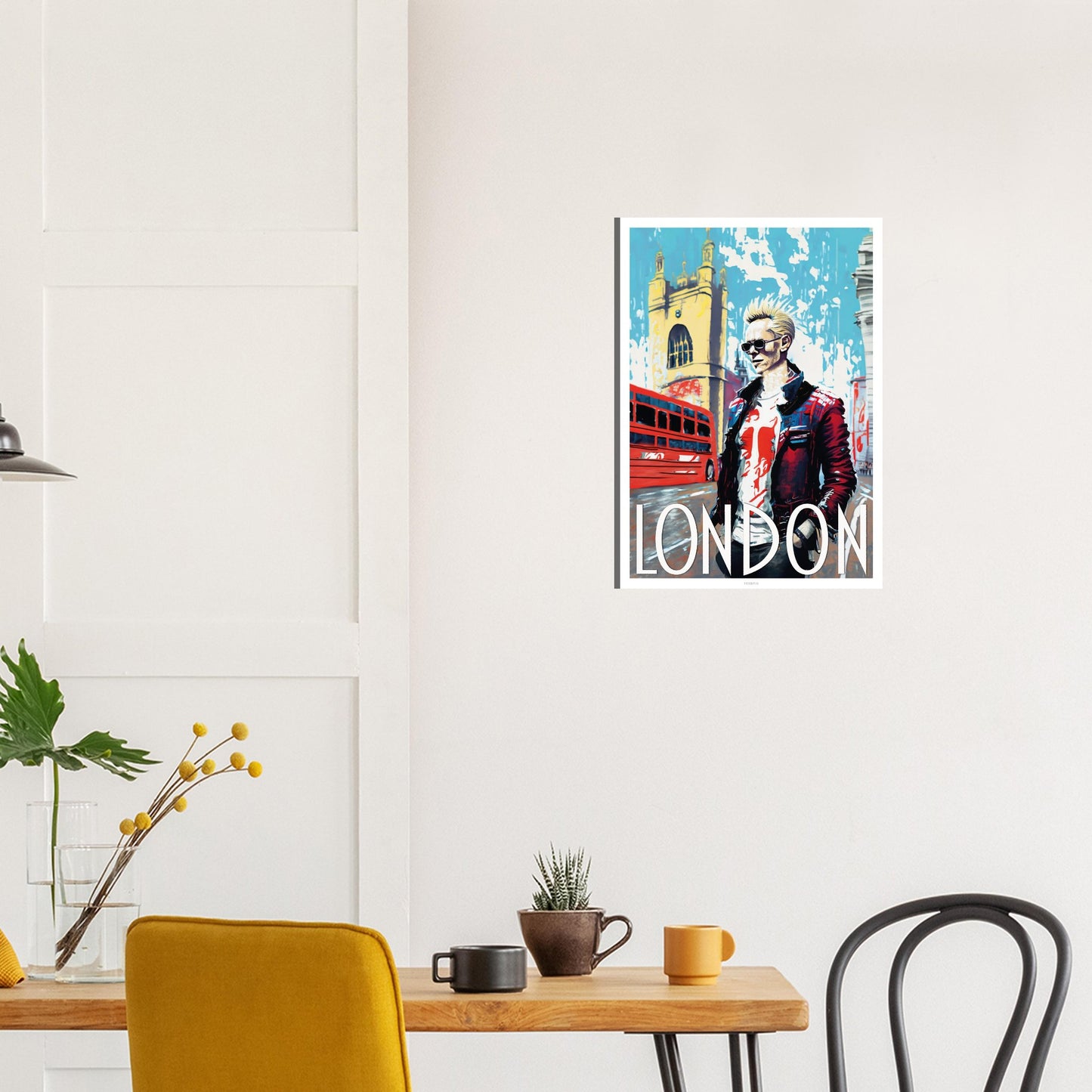 London Punk Poster by Posterify Design on Premium Matte Paper - Posterify