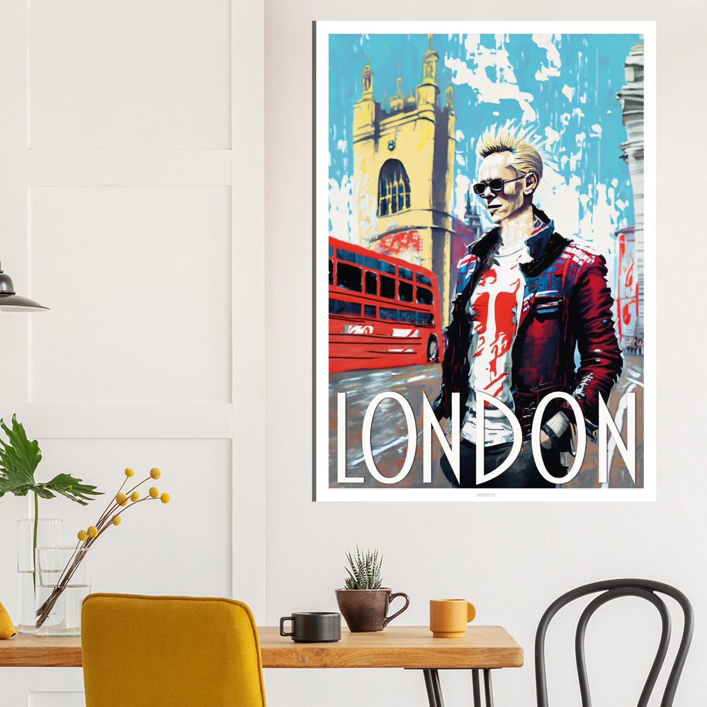 London Punk Poster by Posterify Design on Premium Matte Paper - Posterify