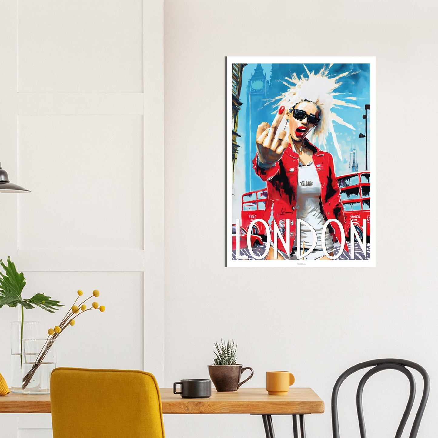 London Punk Poster by Posterify design on Premium Matte Paper - Posterify