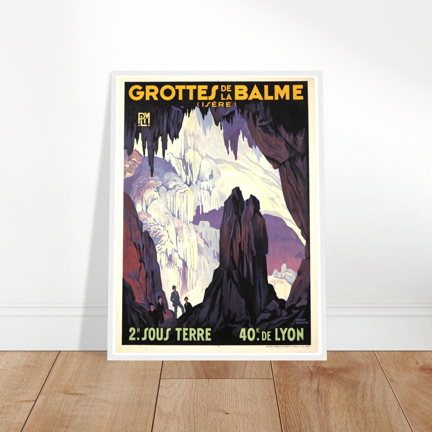 Lyon Vintage Poster Reprint on Premium Matte Paper - Posterify