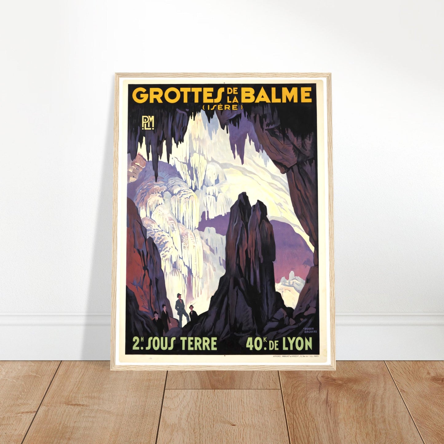 Lyon Vintage Poster Reprint on Premium Matte Paper - Posterify