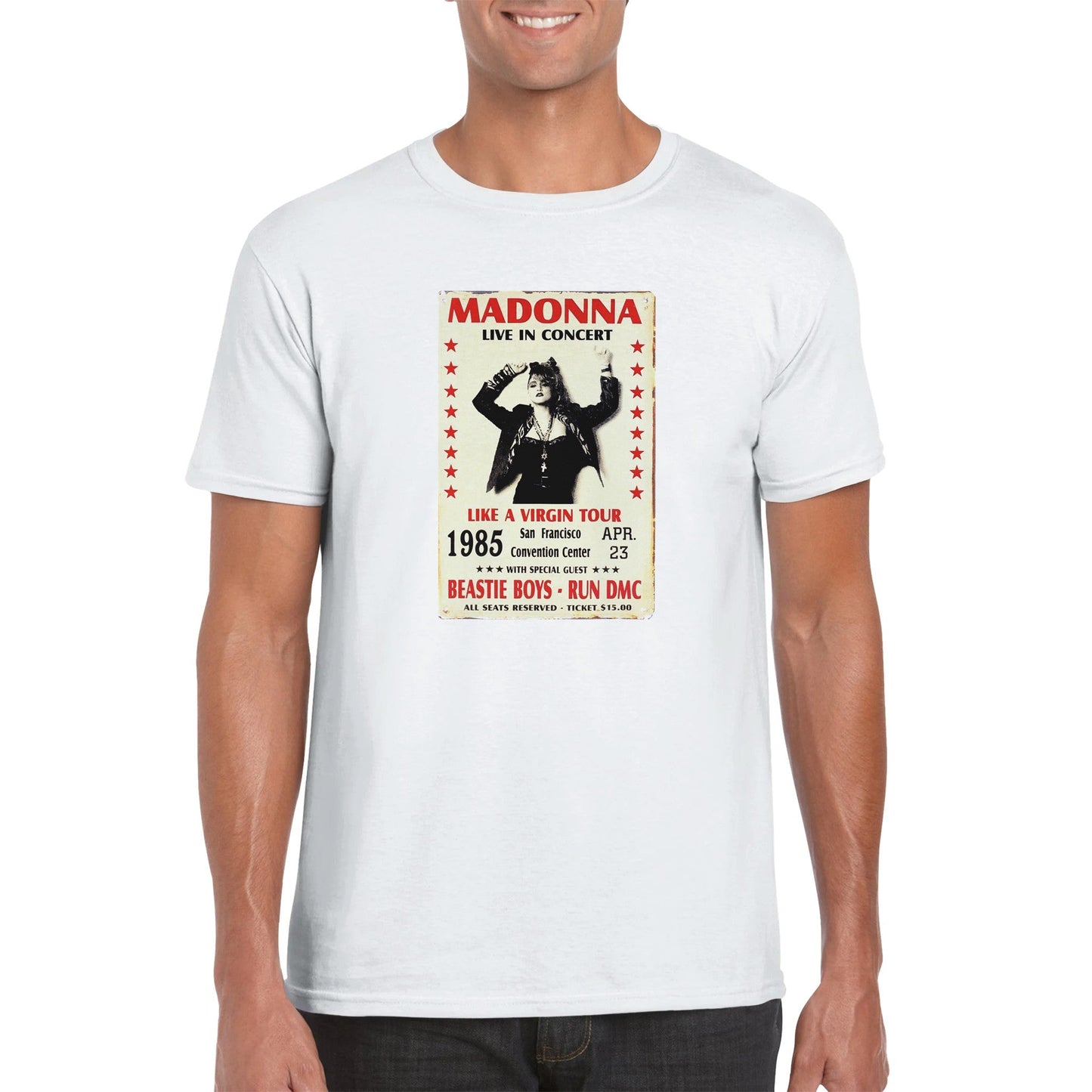 Madonna Classic Unisex Crewneck T - shirt - Posterify