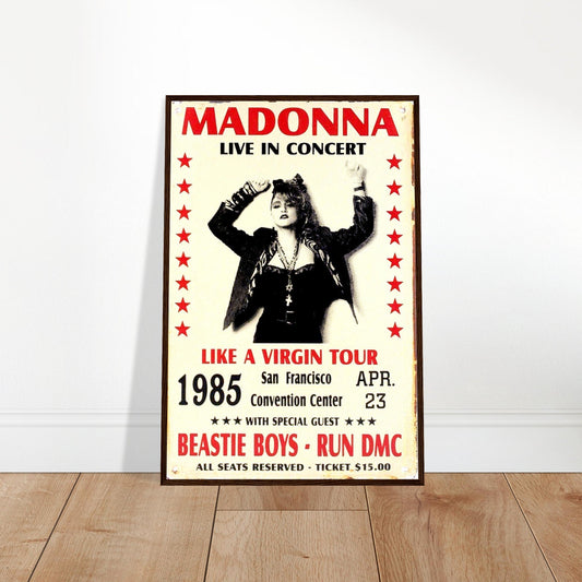 Madonna Vintage Poster Reprint on Premium Matte Paper - Posterify