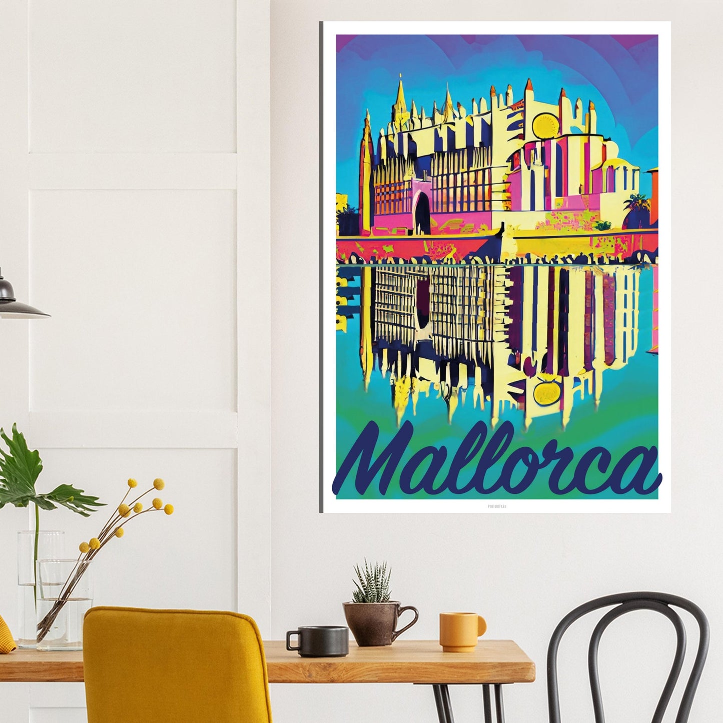 Mallorca Pop Art by Posterify Design on Premium Matte Paper - Posterify