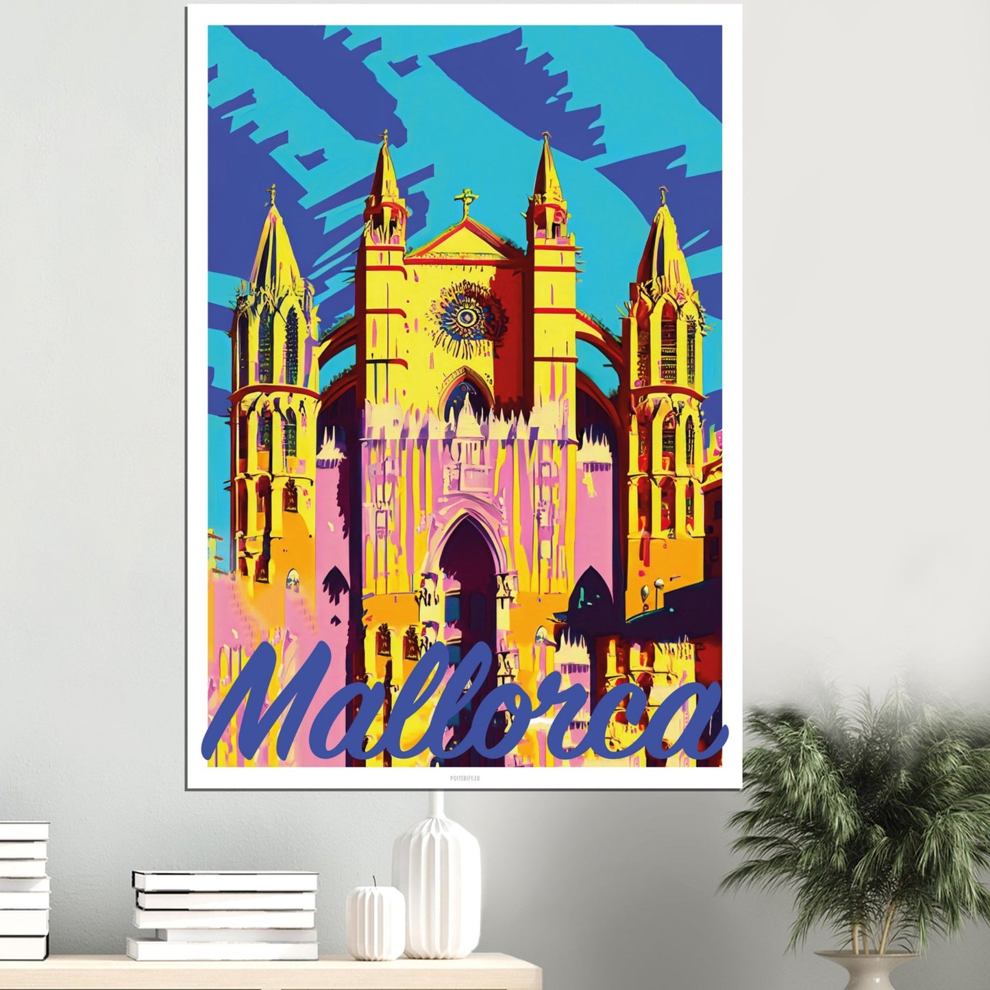 Mallorca Pop Art by Posterify Design on Premium Matte Paper - Posterify