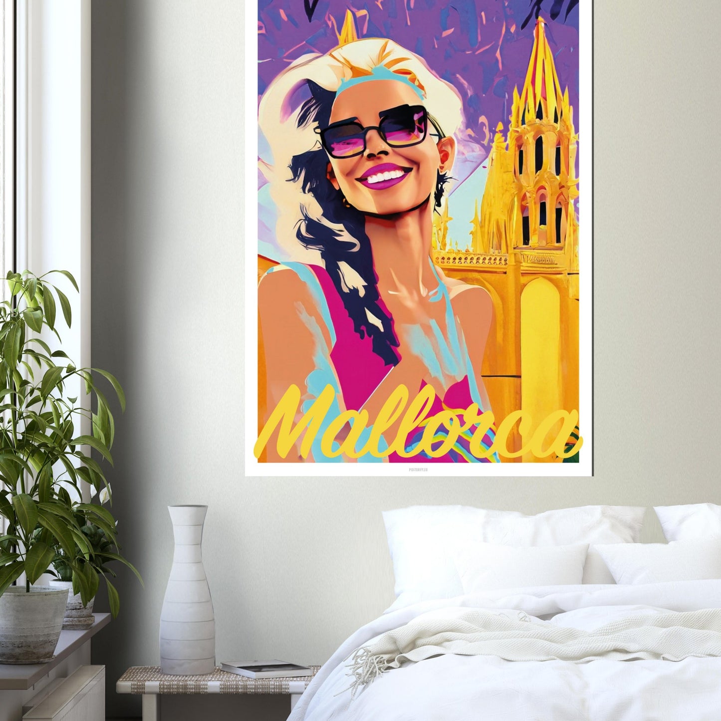 Mallorca Pop Art by Posterify Design on Premium Matte Paper - Posterify