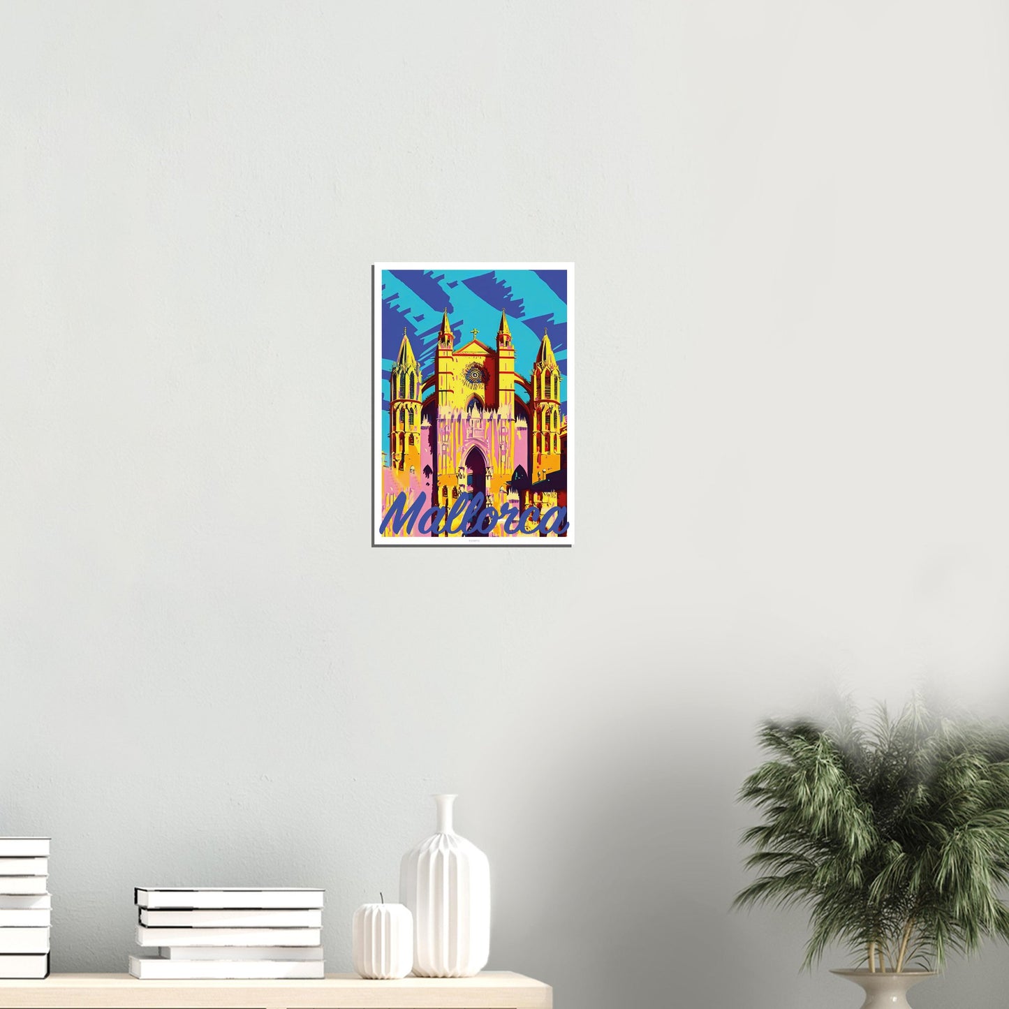 Mallorca Pop Art by Posterify Design on Premium Matte Paper - Posterify