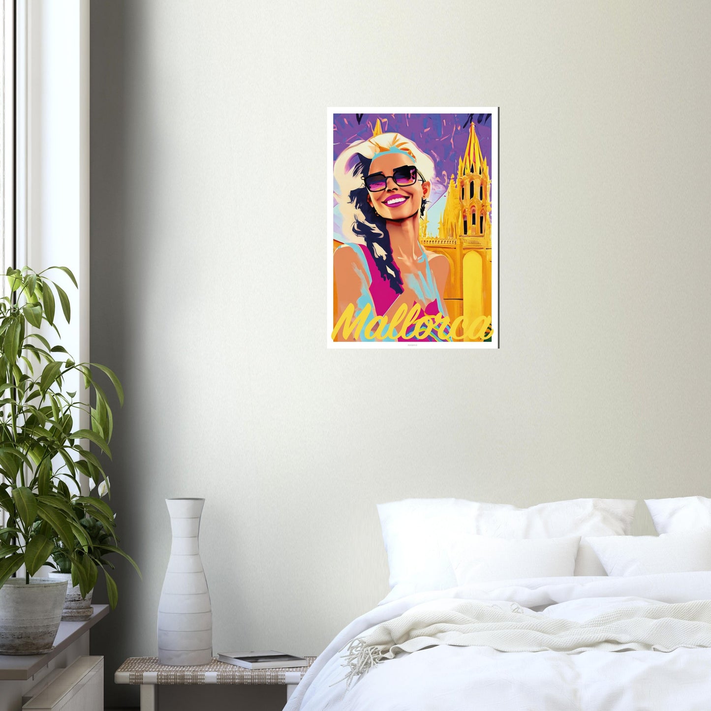 Mallorca Pop Art by Posterify Design on Premium Matte Paper - Posterify