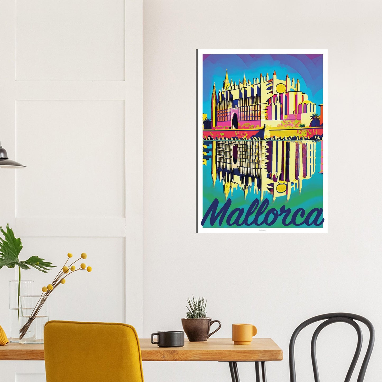 Mallorca Pop Art by Posterify Design on Premium Matte Paper - Posterify