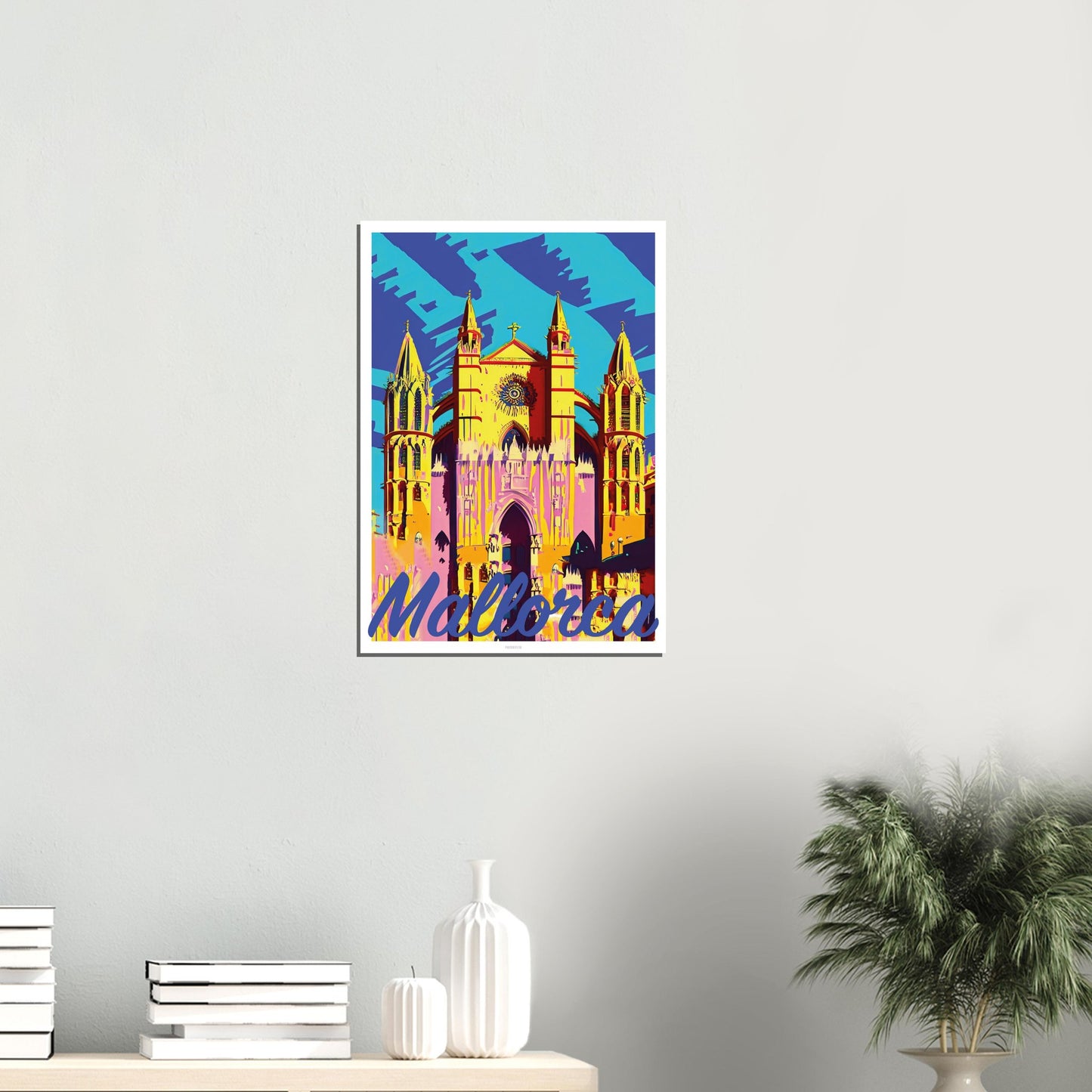 Mallorca Pop Art by Posterify Design on Premium Matte Paper - Posterify