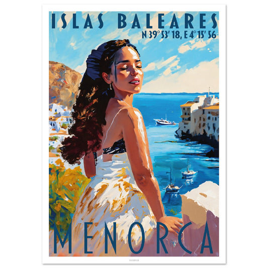 Menorca Poster by Posterify Design on Premium Matte Paper - Posterify