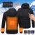 Mens Winter Heated USB Hooded Work Jacket Coats Adjustable Temperature Control Safety Clothing - Posterify