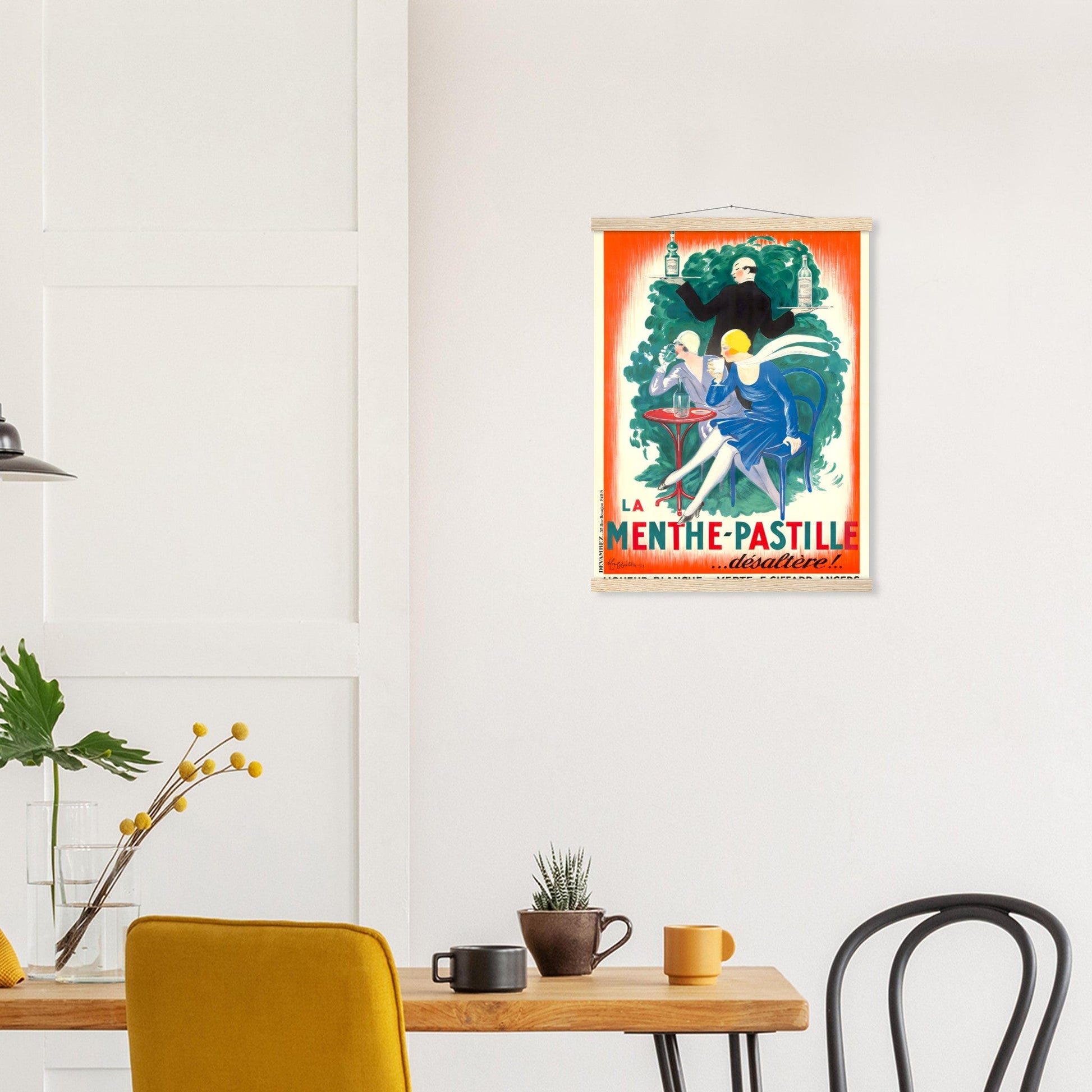 Menthe Pastille Vintage Poster Reprint on Premium Matte Paper - Posterify