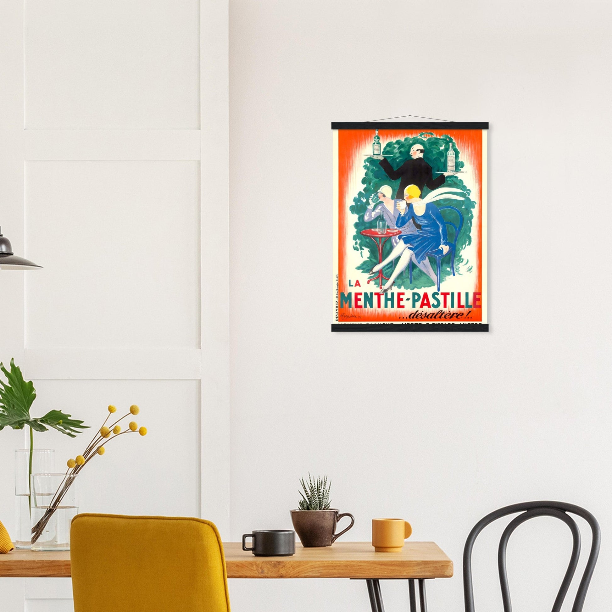 Menthe Pastille Vintage Poster Reprint on Premium Matte Paper - Posterify