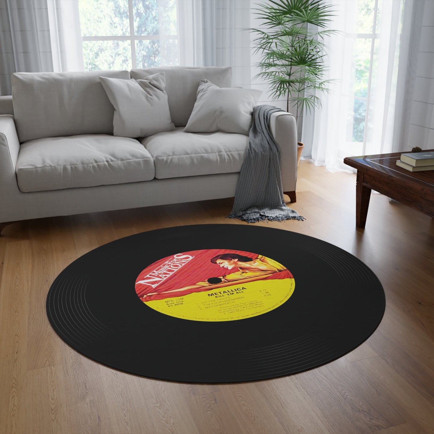 Metallica, Kill Em All, Vinyl Record Mat (Customize a mat on request) - Posterify