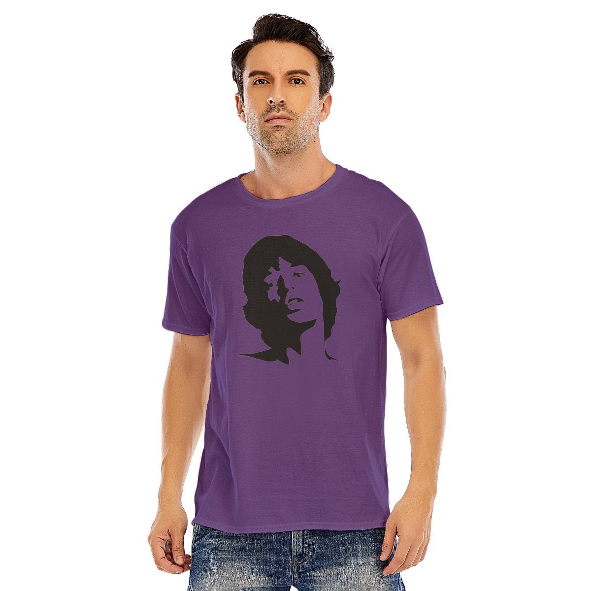 Mick Jagger Unisex O - neck Short Sleeve T - shirt | 180GSM Cotton (DTF) - Posterify