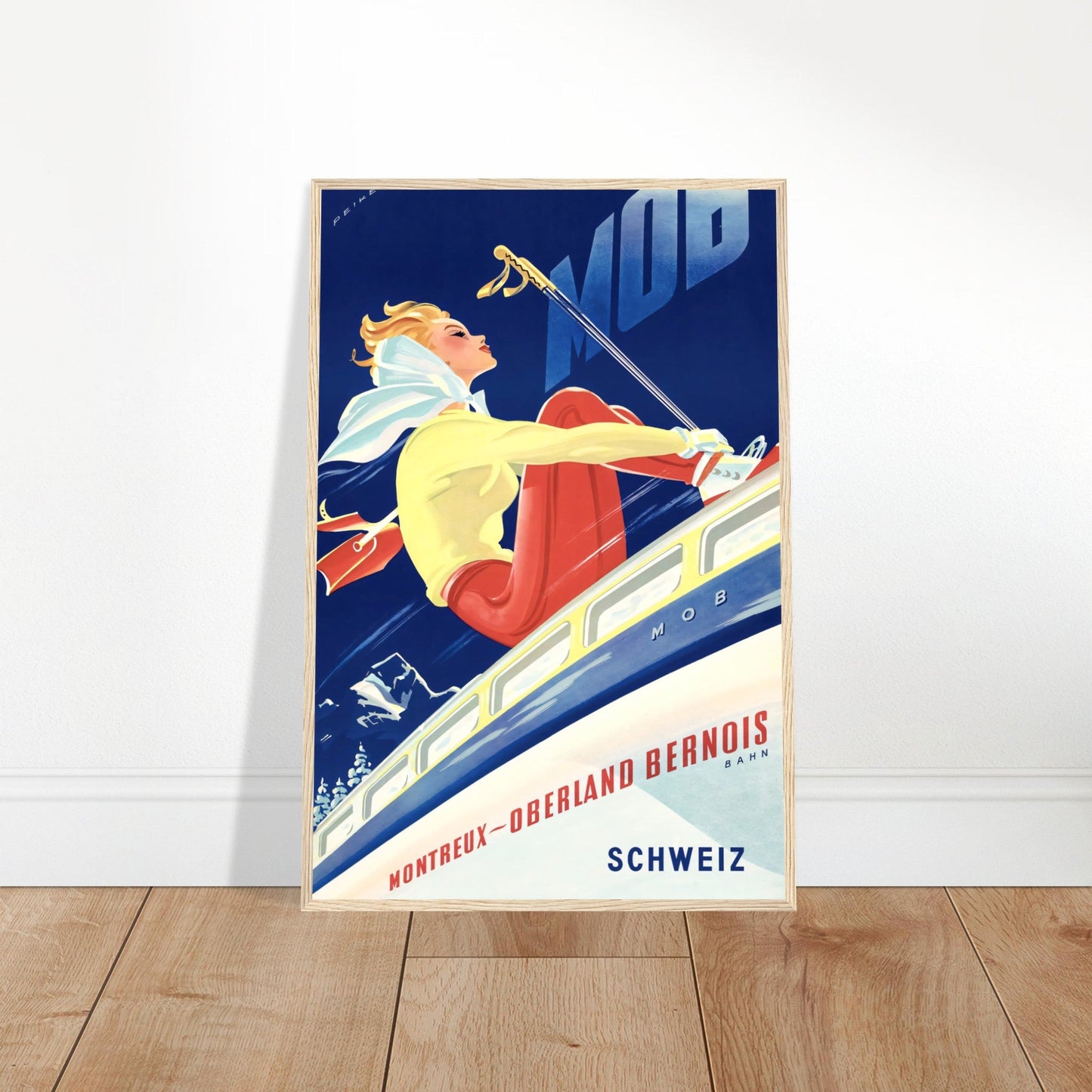 MOB Vintage Poster reprint on premium matte paper - Posterify