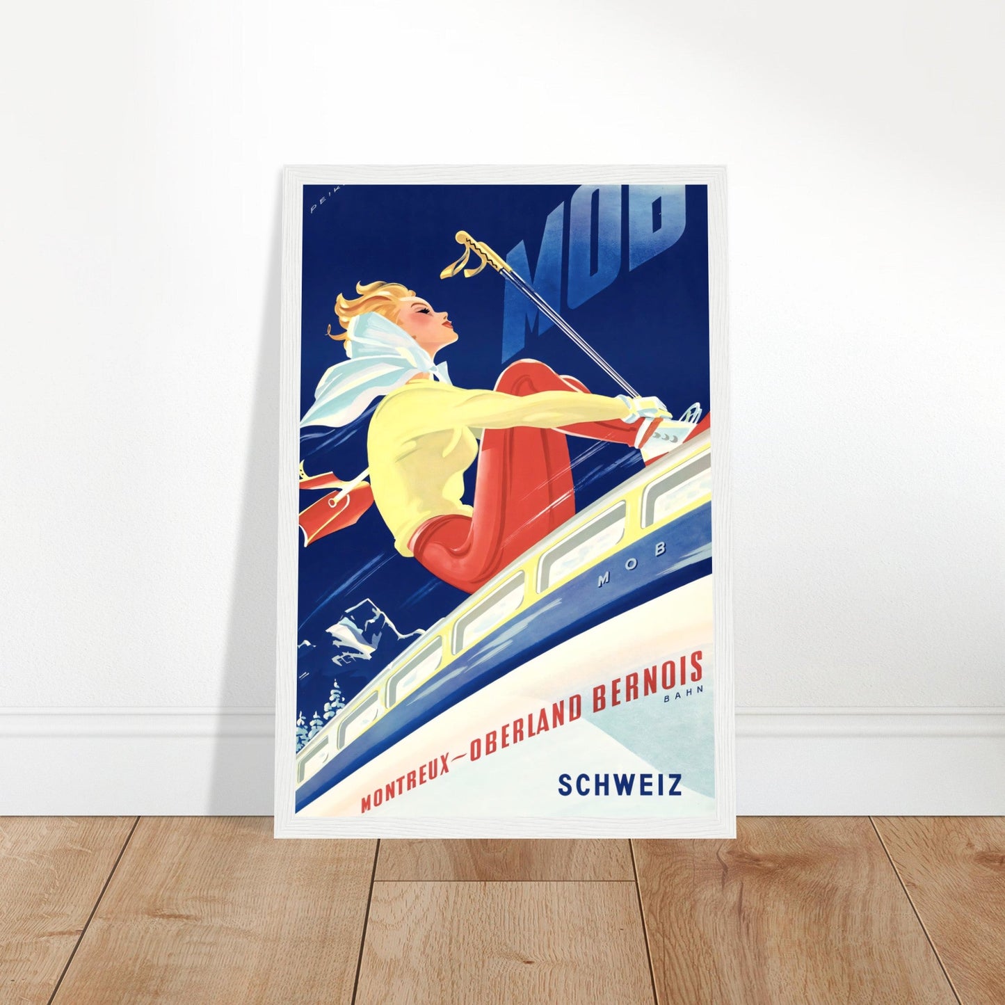 MOB Vintage Poster reprint on premium matte paper - Posterify