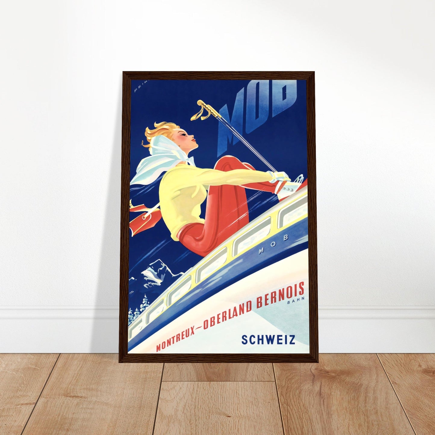 MOB Vintage Poster reprint on premium matte paper - Posterify