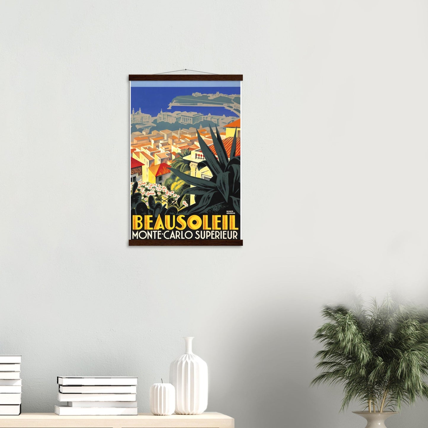 Monte Carlo Vintage Poster Reprint on Premium Matte Paper - Posterify