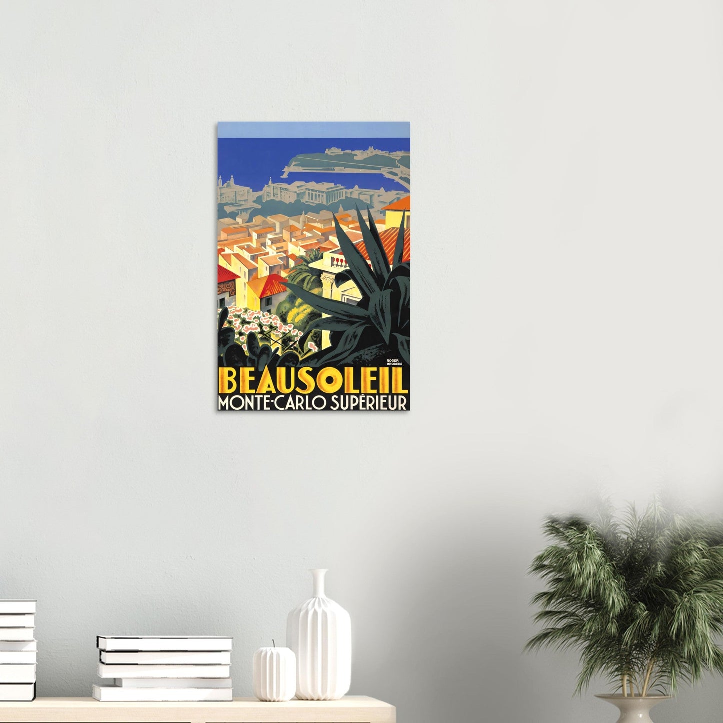 Monte Carlo Vintage Poster Reprint on Premium Matte Paper - Posterify