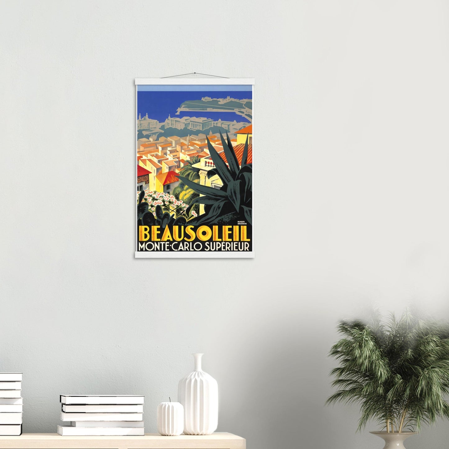 Monte Carlo Vintage Poster Reprint on Premium Matte Paper - Posterify