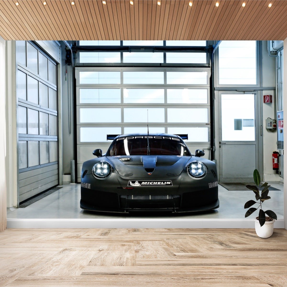 My Sports Car Garage #2 Wall Paper Stickers - Posterify