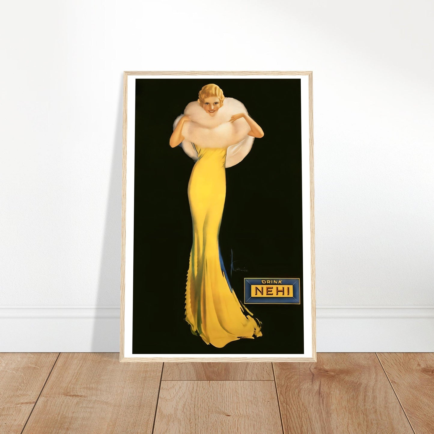 Nehi Vintage Poster Reprint on Premium Matte Paper - Posterify