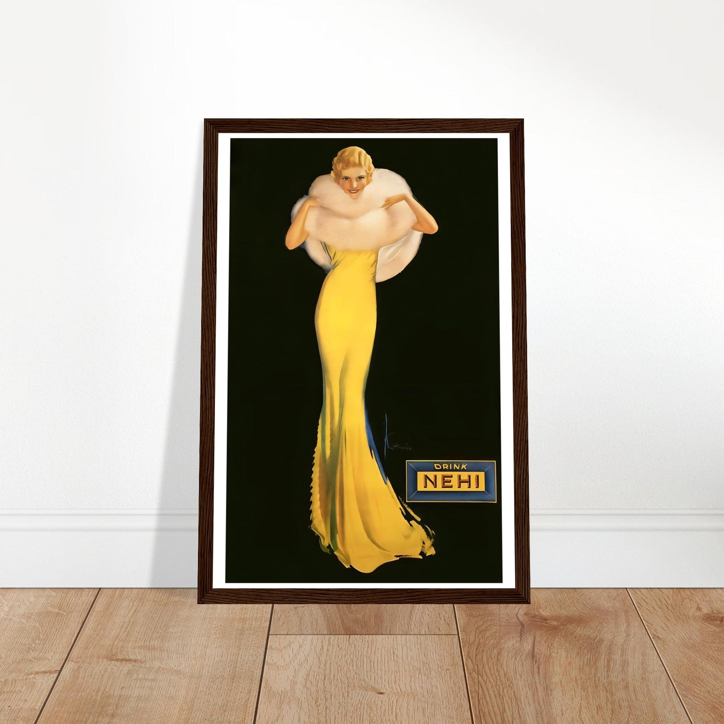 Nehi Vintage Poster Reprint on Premium Matte Paper - Posterify