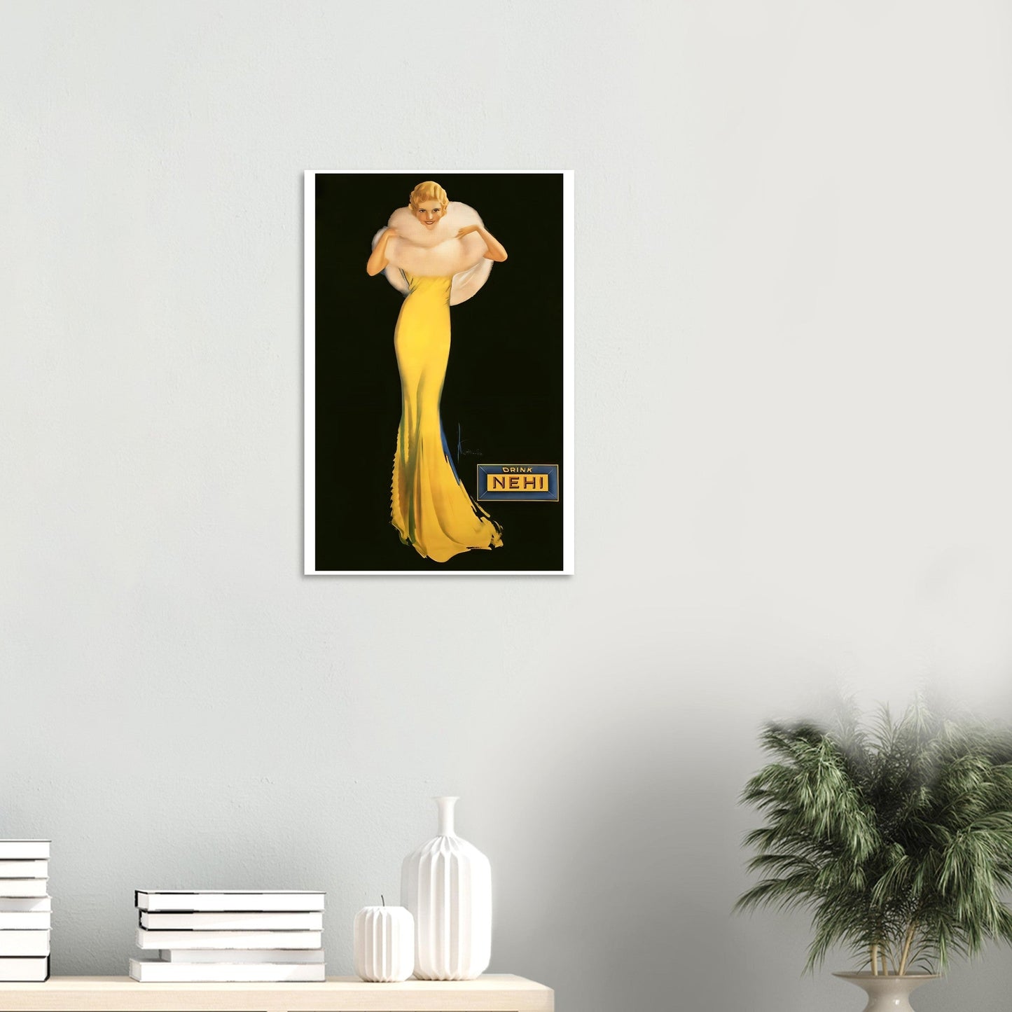 Nehi Vintage Poster Reprint on Premium Matte Paper - Posterify