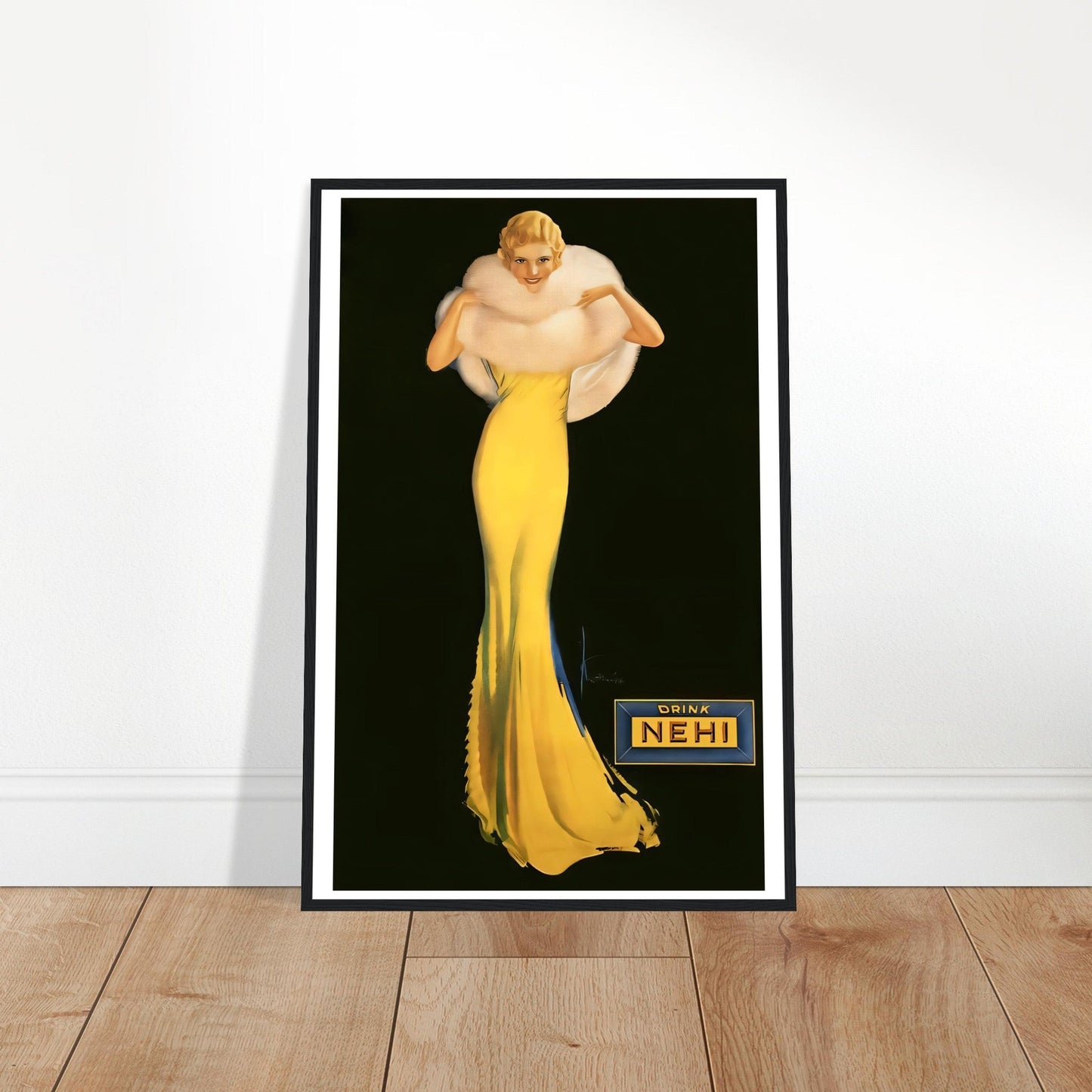 Nehi Vintage Poster Reprint on Premium Matte Paper - Posterify