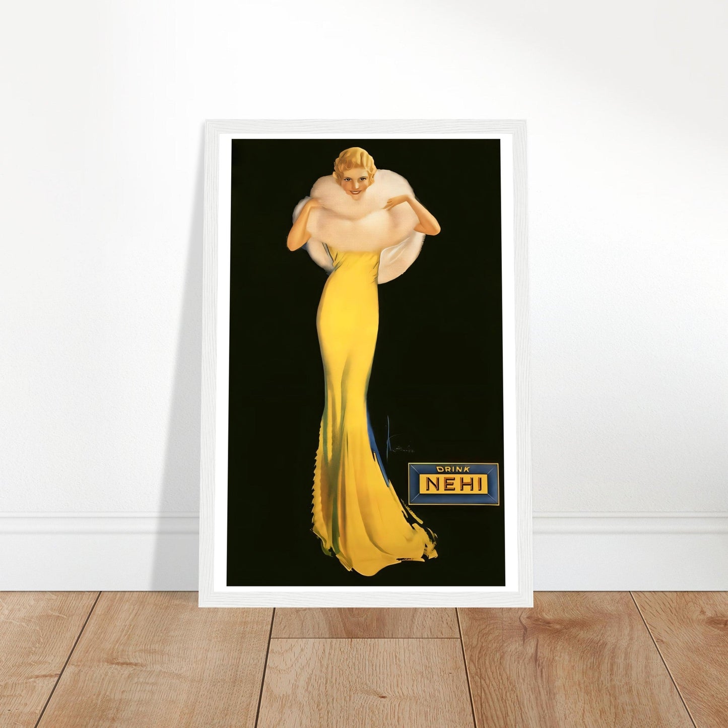 Nehi Vintage Poster Reprint on Premium Matte Paper - Posterify