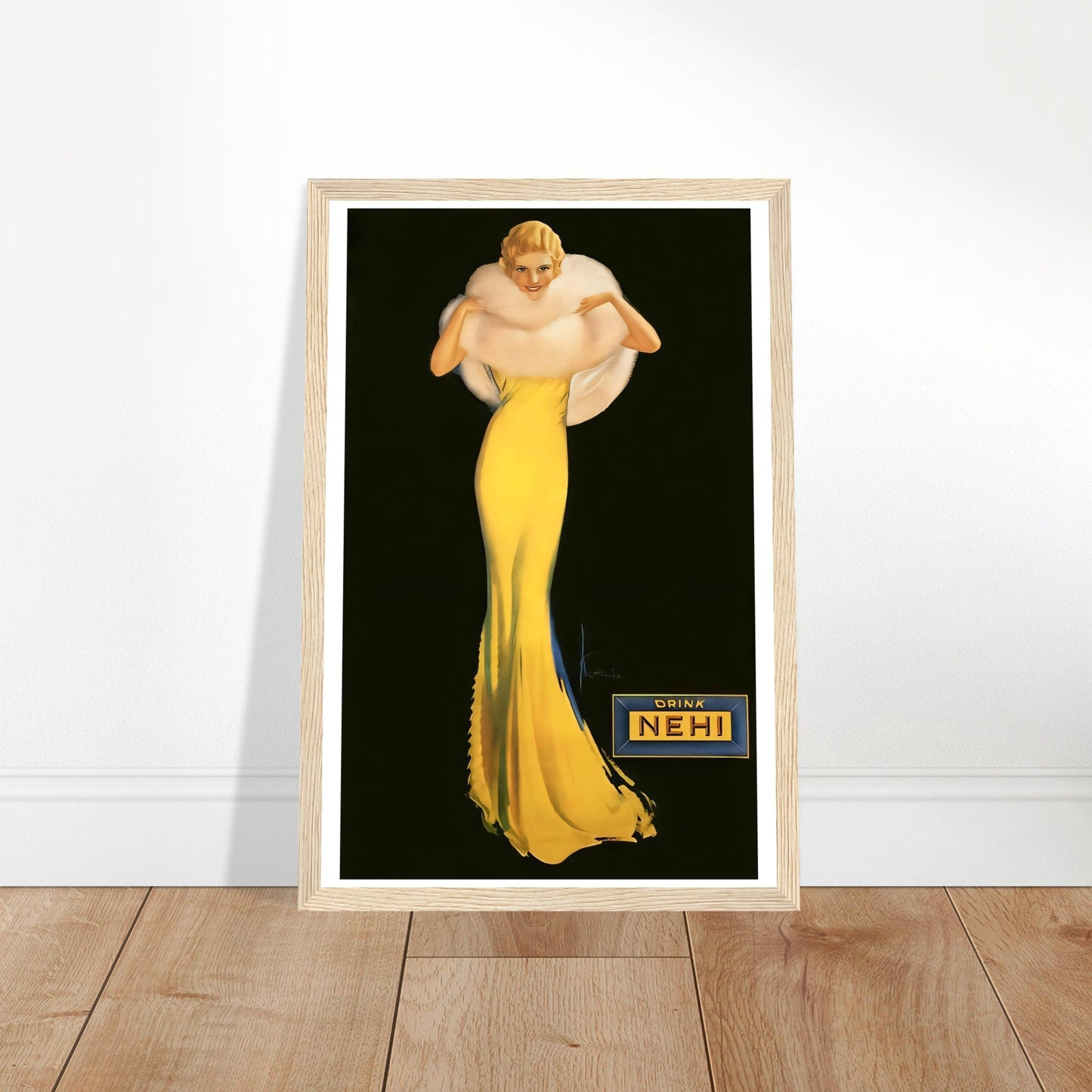 Nehi Vintage Poster Reprint on Premium Matte Paper - Posterify