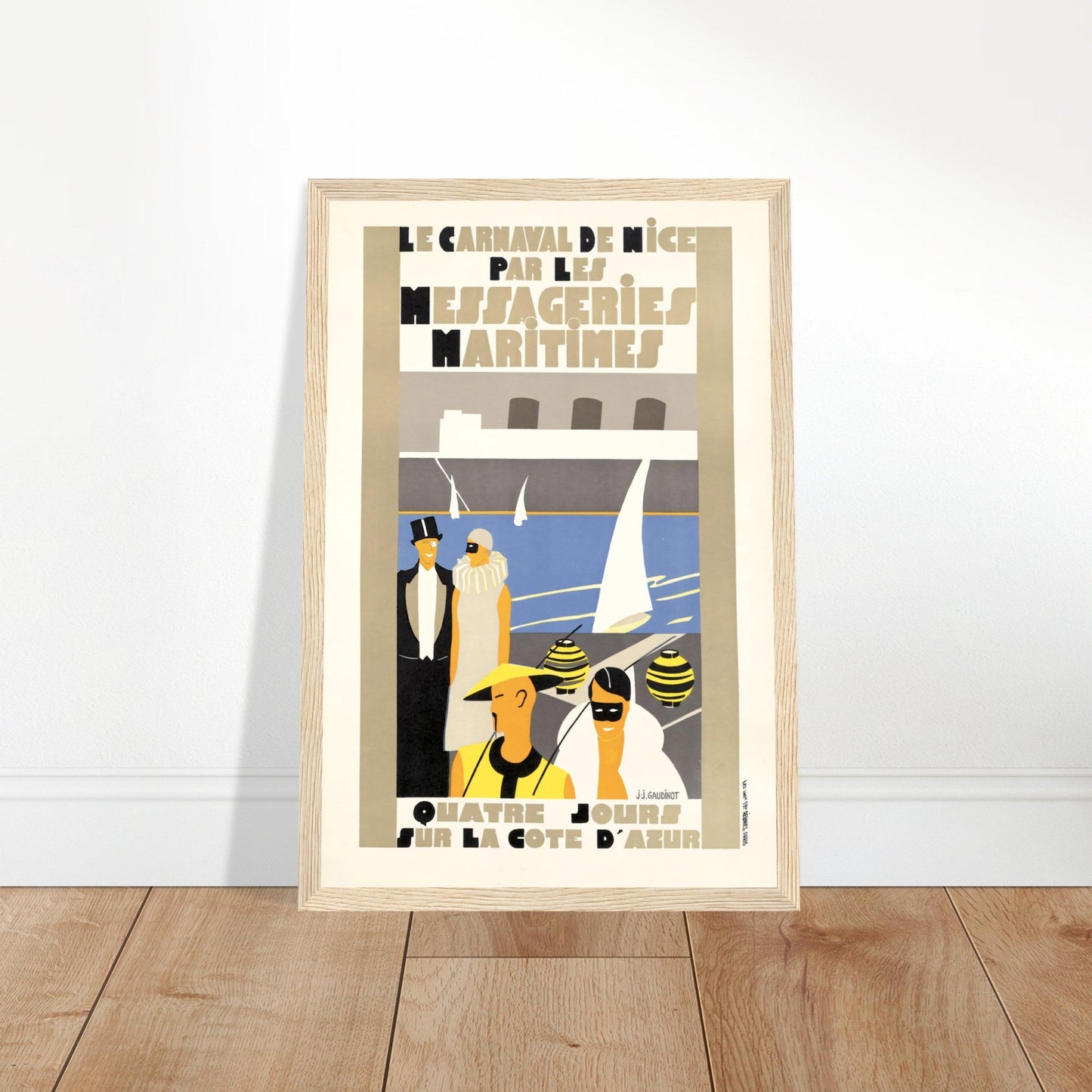 Nice Vintage Poster Reprint on Premium Matte paper - Posterify