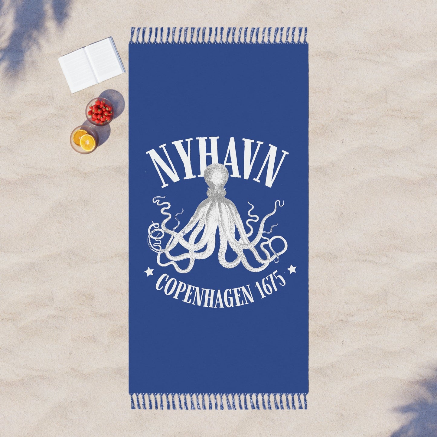 Nyhavn 1675 Copenhagen Beach Cloth - Posterify