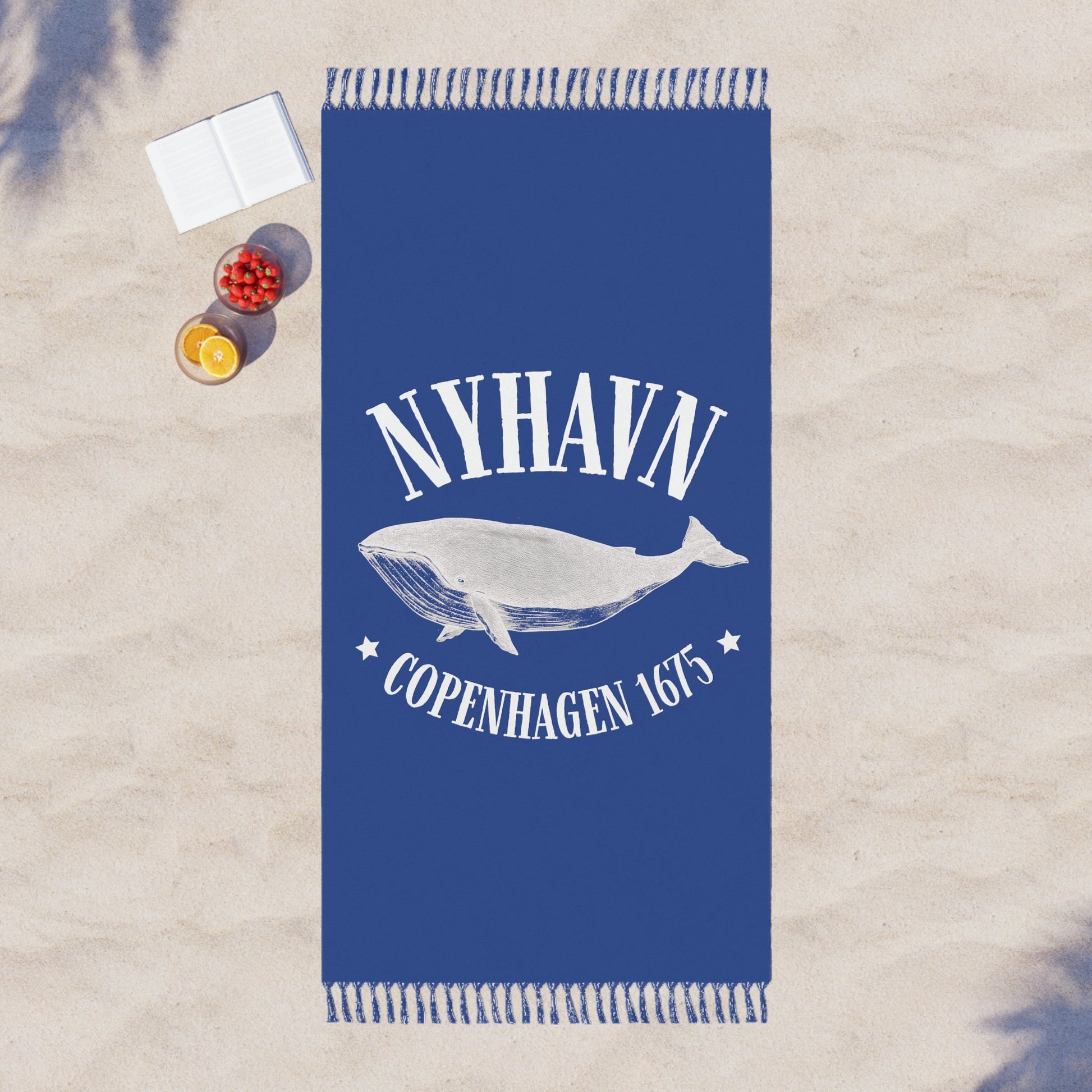 Nyhavn 1675 Copenhagen Whale Beach Cloth - Posterify