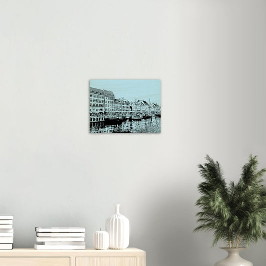 Nyhavn Copenhagen Wood or Poster Print - Posterify