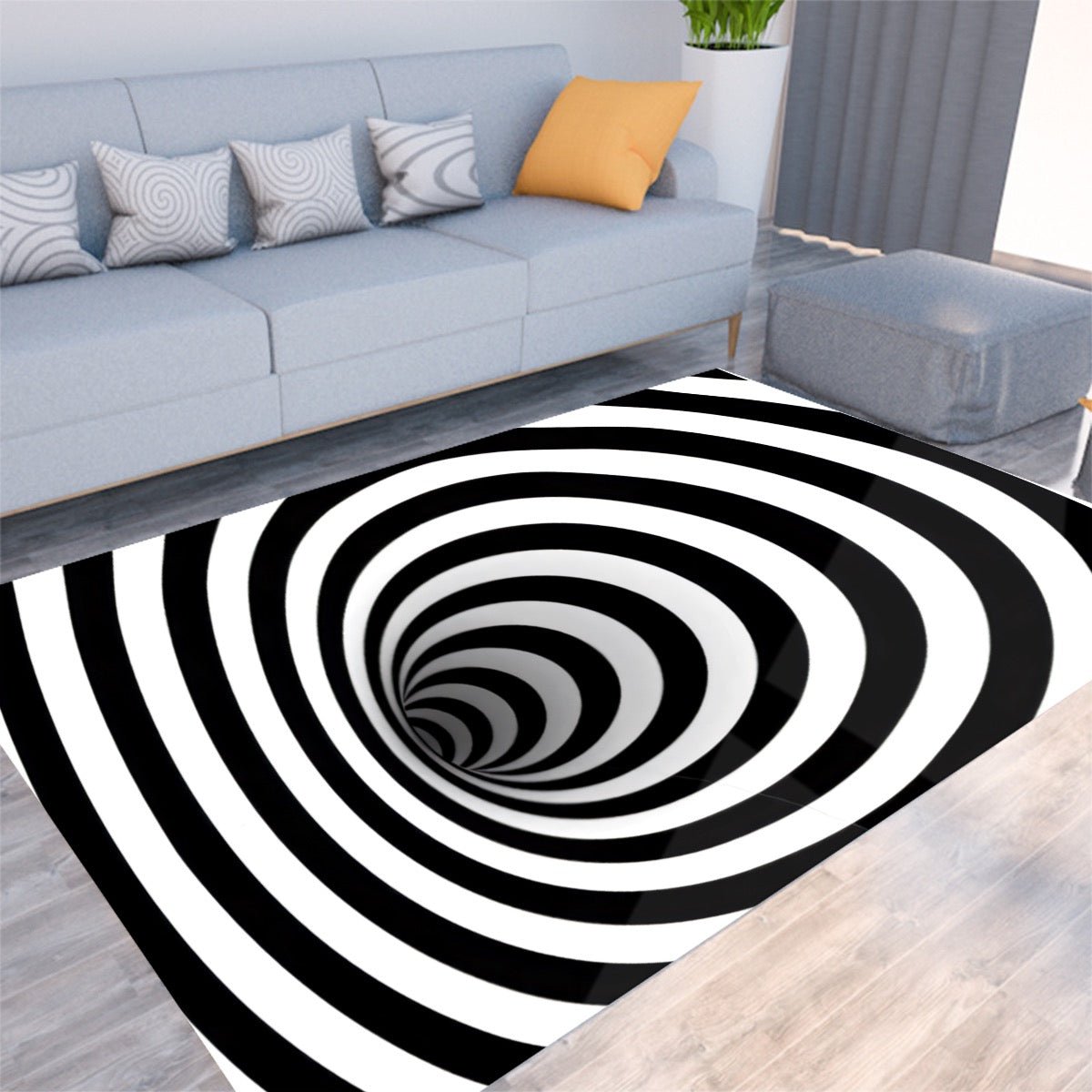 Optical Illusion #2 Floor Mat - Posterify