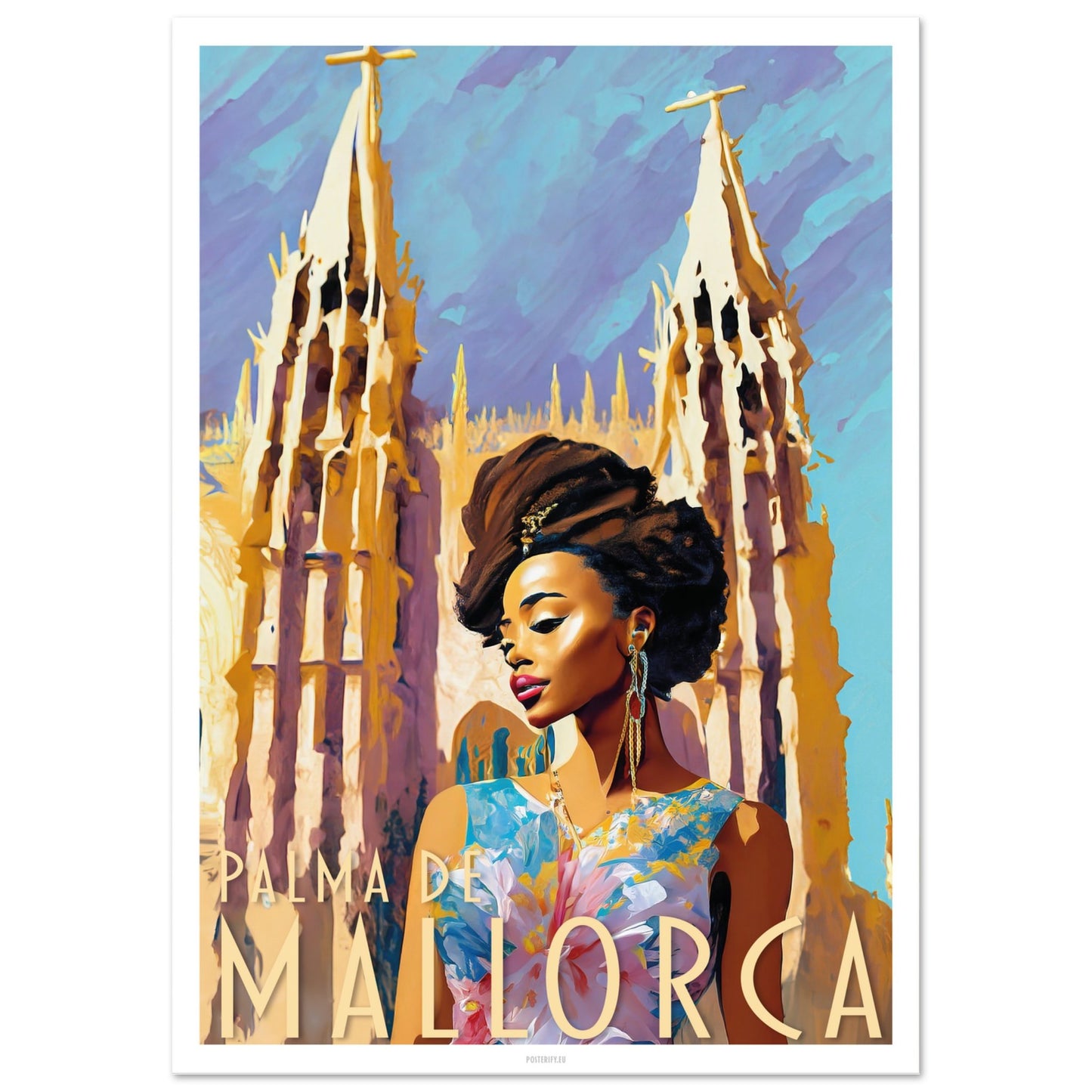 Palma, Mallorca Poster by Posterity Design on Premium Matte Paper - Posterify