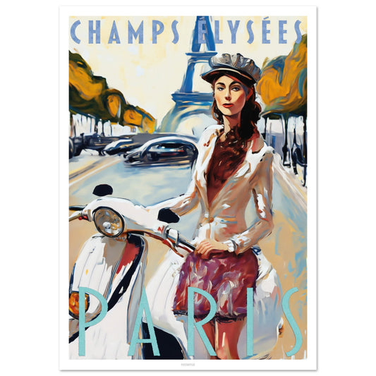 Paris Poster by Posterity Design on Premium Matte Paper - Posterify