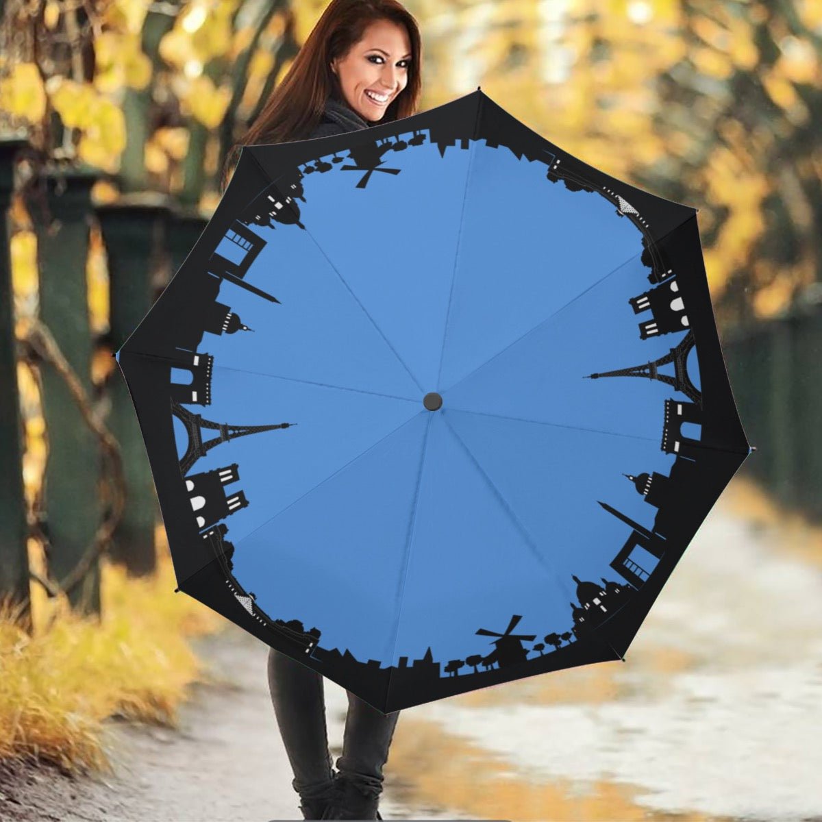 Paris Skyline Umbrella - Posterify