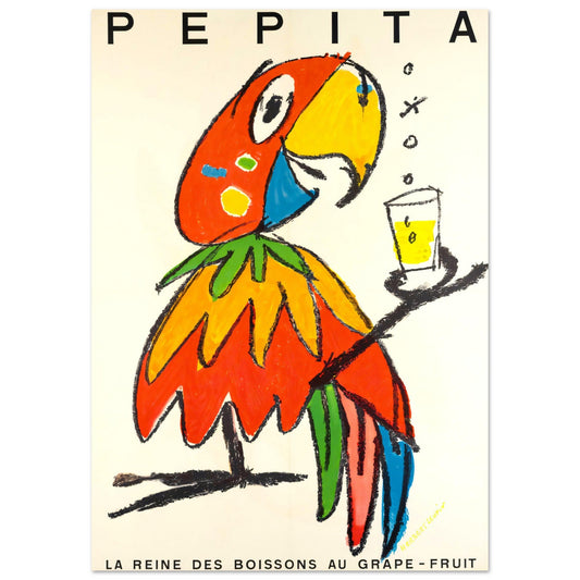Pepita Vintage Premium Matte Paper Poster - Posterify