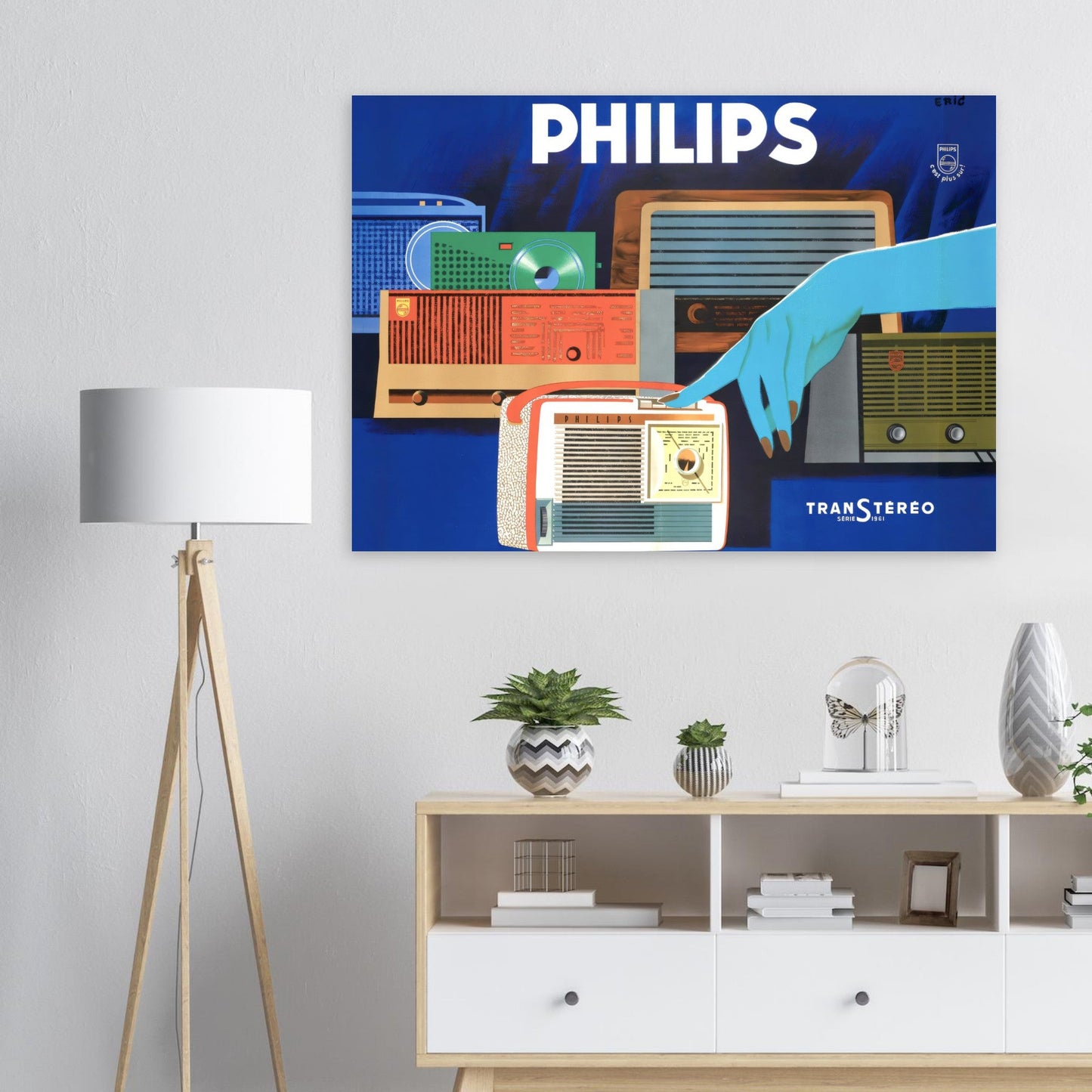 Philips Vintage Poster reprint on premium matte paper - Posterify