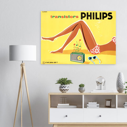 Philips Vintage Poster Reprint on Premium Matte paper - Posterify