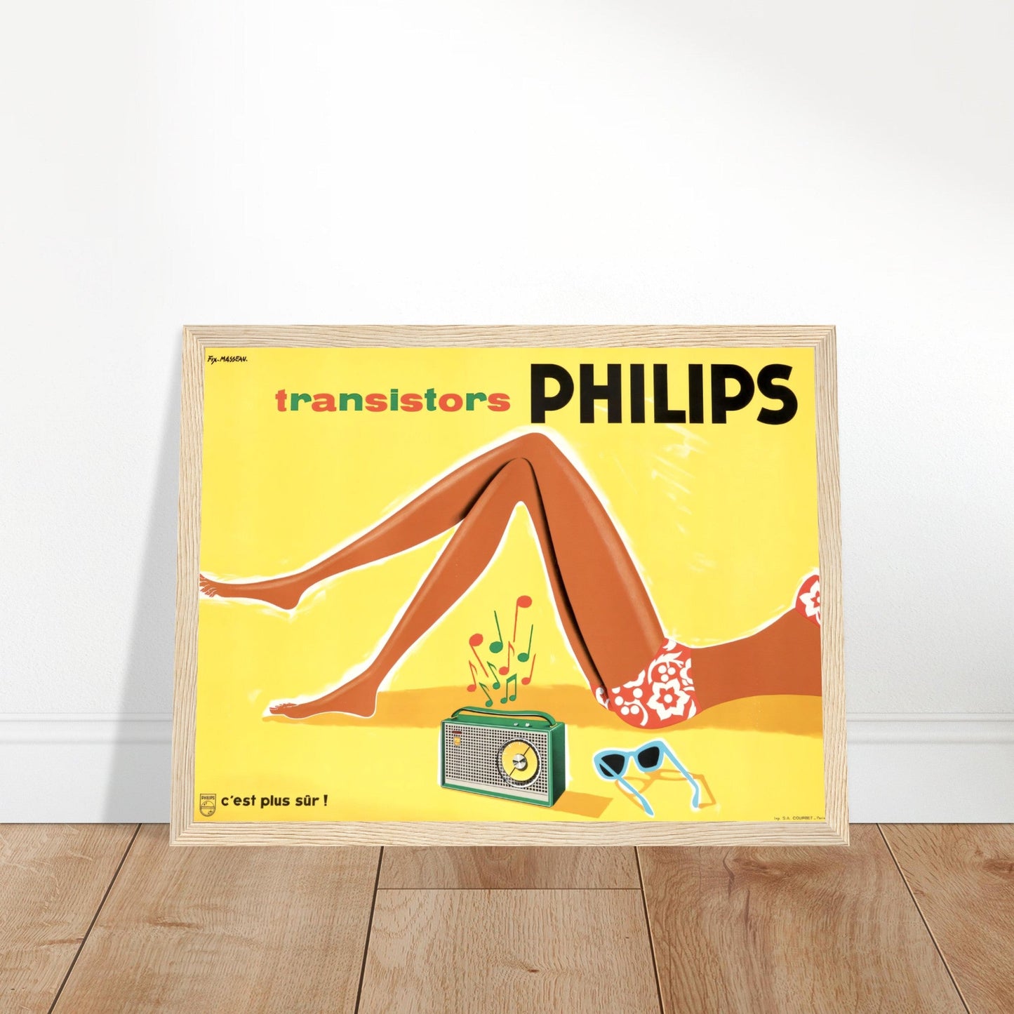 Philips Vintage Poster Reprint on Premium Matte paper - Posterify