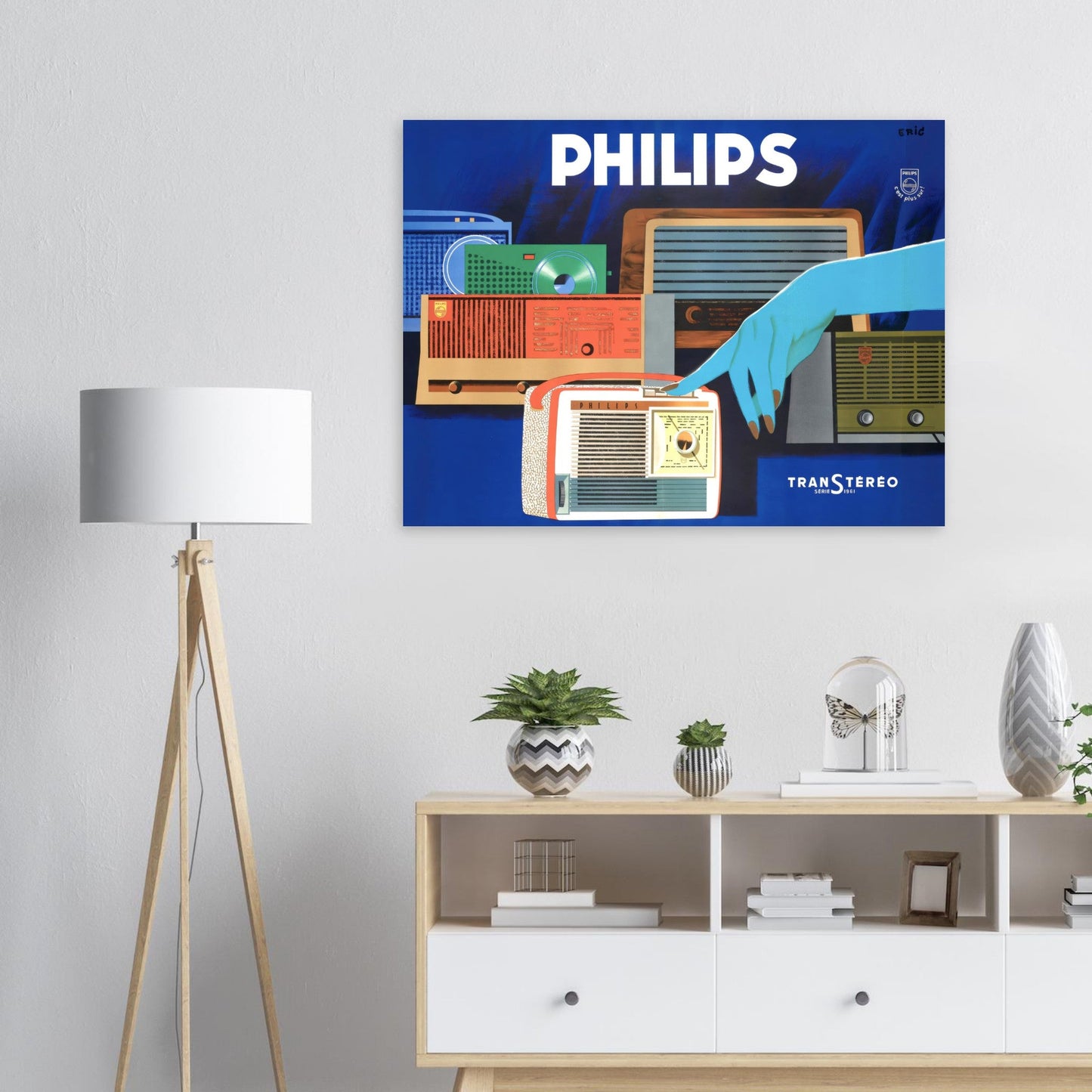 Philips Vintage Poster reprint on premium matte paper - Posterify