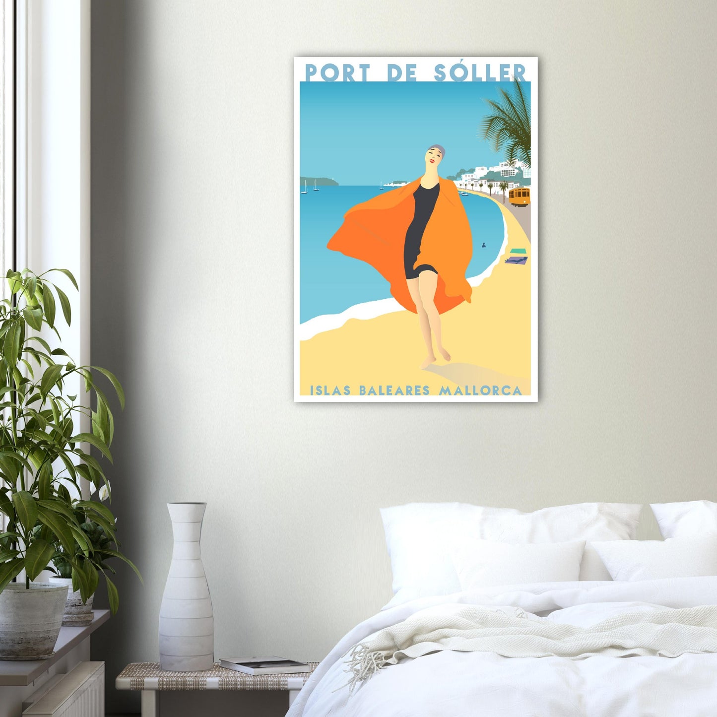 Port de Soller, Mallorca, by Posterify design, Print Premium Matte Paper - Posterify