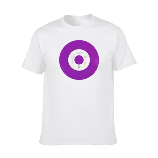 Prince, Purple Rain, vinyl Record Men's O - neck Short Sleeve T - Shirt | 180GSM Cotton (DTF) - Posterify